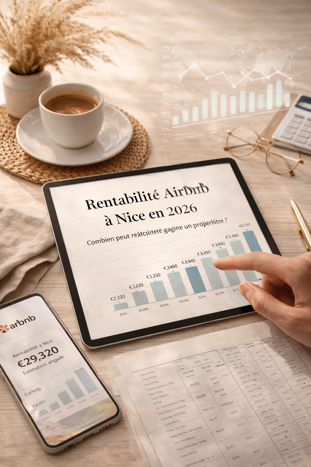 Rentabilité Airbnb à Nice en 2026 : combien pouvez-vous vraiment gagner ?